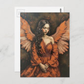 De Vrouwe Engel Briefkaart (Voorkant / Achterkant)