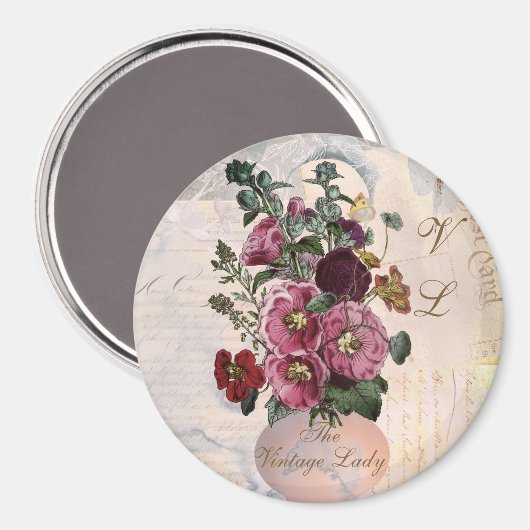 De  Vrouwe Vaas + Monogram Magneet (Voorkant / Achterkant)