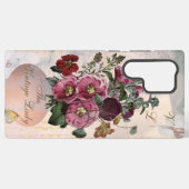 De  Vrouwe Vaas + Monogram Samsung Galaxy Hoesje (Achterkant horizontaal)