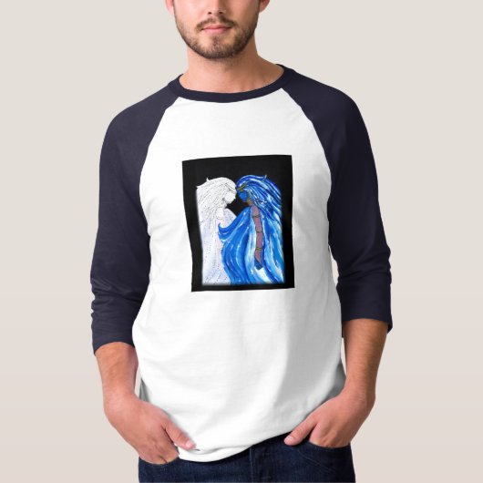 De Vrouwe van de Blauwe Vlam T-shirt (Voorkant)