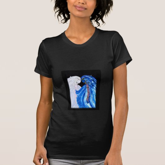 De Vrouwe van de Blauwe Vlam T-shirt (Voorkant)