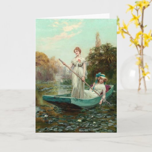 De Vrouwe van het Meer | Henry John Yend King Kaart (Gele Bloem)