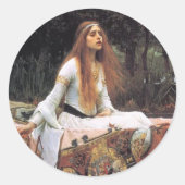 De Vrouwe van Shallot Stickers (Voorkant)