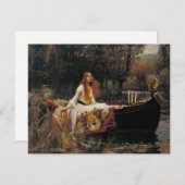 De Vrouwe van Shalott 1888 John William Waterhouse (Voorkant / Achterkant)