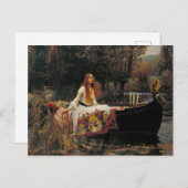 De Vrouwe van Shalott 1888 John William Waterhouse Briefkaart (Voorkant / Achterkant)