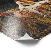 De Vrouwe van Shalott 1888 John William Waterhouse Foto Afdruk (Hoek)