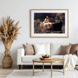 De Vrouwe van Shalott 1888 John William Waterhouse Foto Afdruk