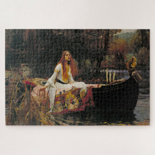 De Vrouwe van Shalott 1888 John William Waterhouse Legpuzzel