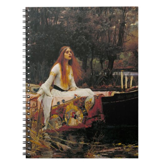 De Vrouwe van Shalott 1888 John William Waterhouse Notitieboek (Voorkant)