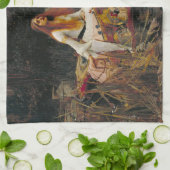 De Vrouwe van Shalott 1888 John William Waterhouse Theedoek (Gevouwen)