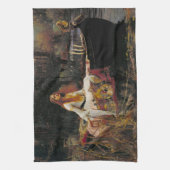 De Vrouwe van Shalott 1888 John William Waterhouse Theedoek (Verticaal)