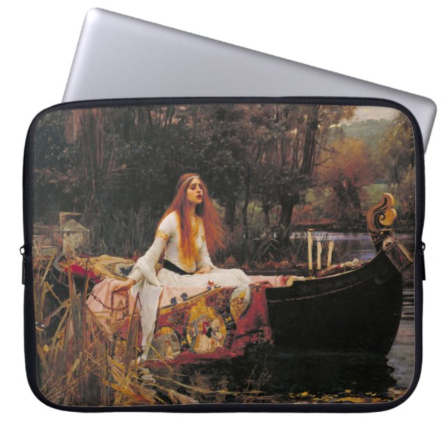 De Vrouwe van Shalott John William Waterhouse Slee Laptop Sleeve (Voorkant)
