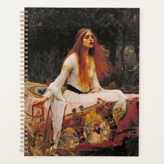 De Vrouwe van Shalott Waterhouse Art Planner (Voorkant)