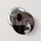 De vrouwelijke geest ronde button 5,7 cm (Voorkant /achterkant)