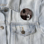 De vrouwelijke geest ronde button 5,7 cm (In situ)