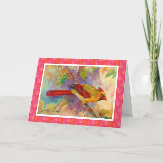 De vrouwelijke Hoofd Lege Kaart van de Nota (Voorkant)