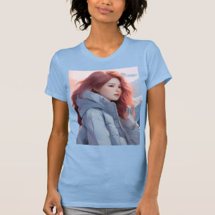 De vrouwelijke schoonheid t-shirt