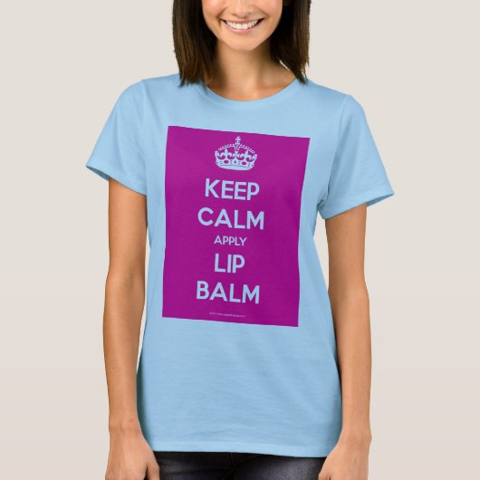 DE VROUWEN KUNNEN HET T-SHIRT VAN DE KALM LIP BALM (Voorkant)