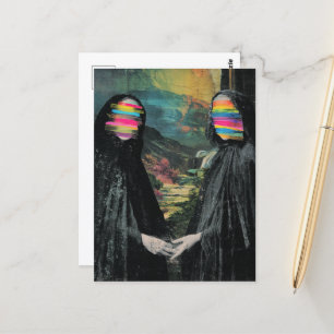 De Vrouwen Met Vage Gezichten Briefkaart