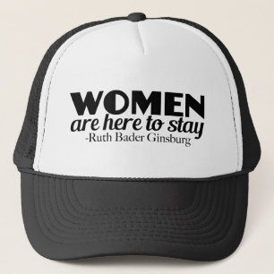 De vrouwen moeten hier Blijven Trucker Pet