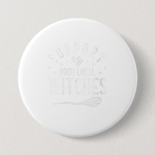 De vrouwen steunen uw lokale hal van het Shirt van Ronde Button 7,6 Cm