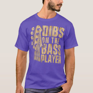 De vrouwen vallen op de gitarist van de Bass Playe T-shirt