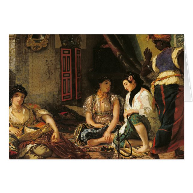 De vrouwen van Algiers in hun appartement, 1834 (Voorkant Horizontaal)
