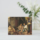 De vrouwen van Algiers in hun appartement, 1834 Briefkaart (Staand voorkant)