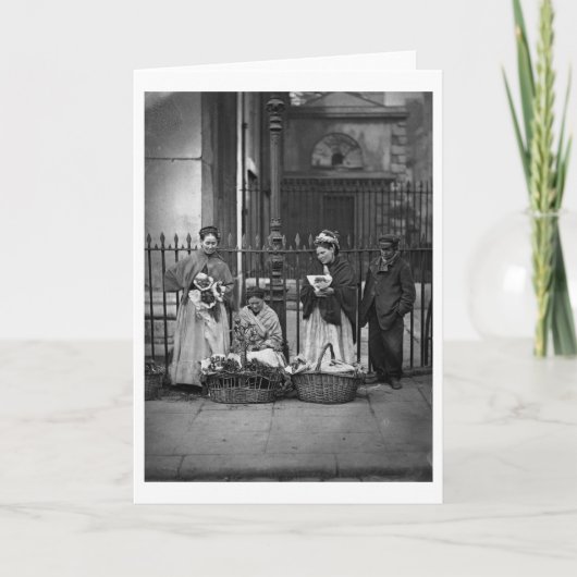 De Vrouwen van de Bloem van de Tuin van Covent, Kaart (Voorkant)