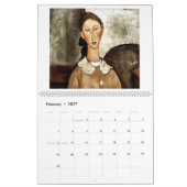 De vrouwen van Modigliani 2027 Kalender (Feb 2027)