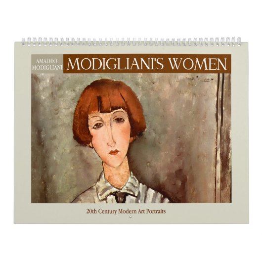 De vrouwen van Modigliani 2027 Kalender (Hoes)