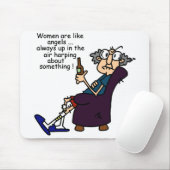 De vrouwen zijn als Engelen Muismat (Met muis)