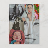 De Vrouwencollage Briefkaart (Voorkant)