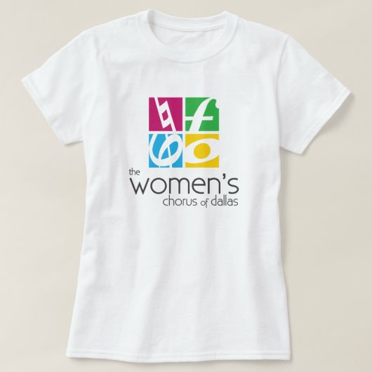 De vrouwenorganisatie Dallas Logo T-Shirt (Design voorkant)