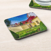 De Vrtba-tuin herfst harde plastic coaster Bier Onderzetter (Linkerzijde)