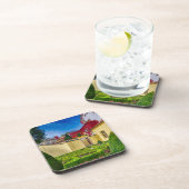 De Vrtba-tuin herfst harde plastic coaster Bier Onderzetter (Rechterzijde)