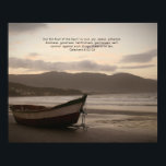 De Vrucht van de Geest Bijbel Verse Boot Poster<br><div class="desc">De vrucht van het Spirit Bible Verse Boat Poster</div>