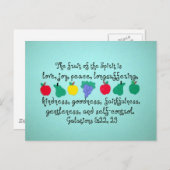 De vrucht van de Geest... Briefkaart (Voorkant / Achterkant)