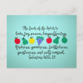 De vrucht van de Geest... Briefkaart (Voorkant)