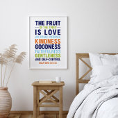 De vrucht van de geest is liefde, Galatiërs 5:22-2 Poster