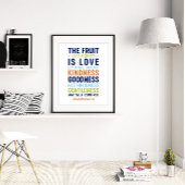 De vrucht van de geest is liefde, Galatiërs 5:22-2 Poster