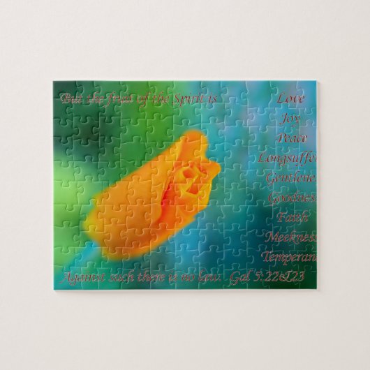 De vrucht van de geest is liefde... puzzel legpuzzel (Horizontaal)