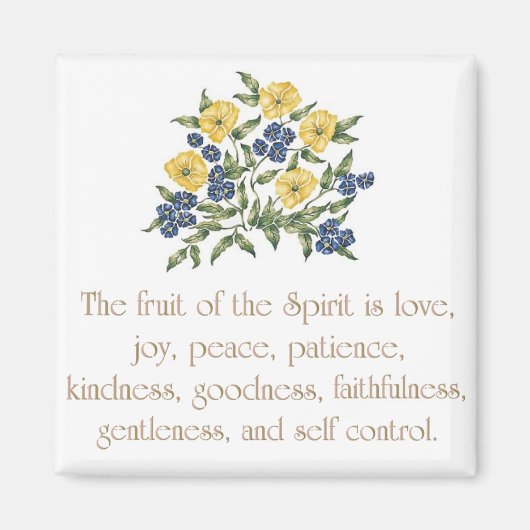 De vrucht van de geest is magneet (Voorkant)