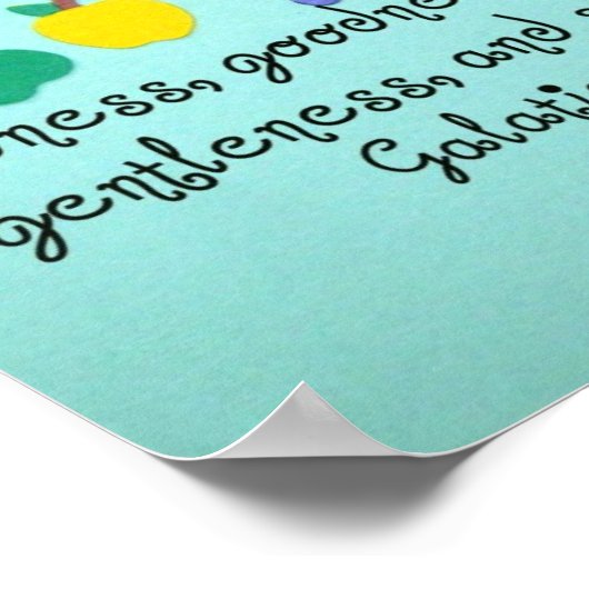 De vrucht van de geest. poster (Hoek)