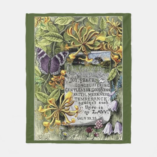 De vrucht van de rugleuning van de gedistilleerde  fleece deken (Voorkant)