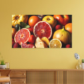 DE VRUCHT VAN HET LEVEN 5 CANVAS AFDRUK (Insitu (Woonkamer))