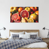 DE VRUCHT VAN HET LEVEN 5 CANVAS AFDRUK (Insitu (Slaapkamer))