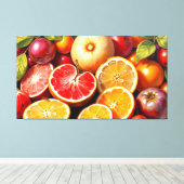 DE VRUCHT VAN HET LEVEN 7 CANVAS AFDRUK (Insitu (Houten vloer))