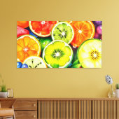 DE VRUCHT VAN HET LEVEN 8 CANVAS AFDRUK (Insitu (Woonkamer))