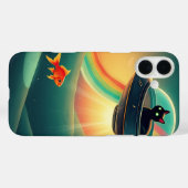 De vruchtbare Alien Case-Mate iPhone Case (Achterkant (horizontaal))